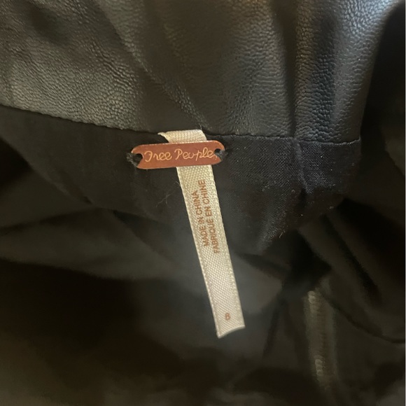 Free People Faux Leather Mini Skirt - Picture 7 of 7